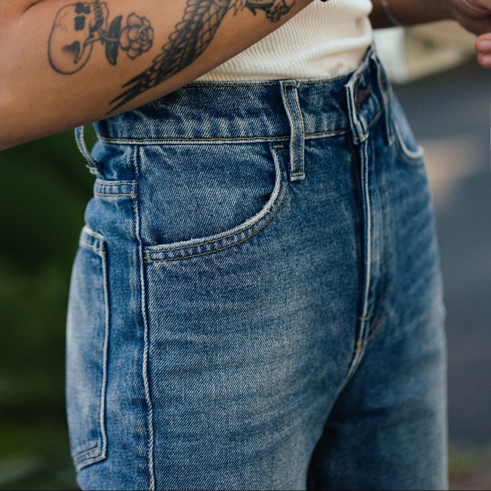 NWOT Imogene and Willie Sophie Weston High Rise Straight Rigid Jeans size 24